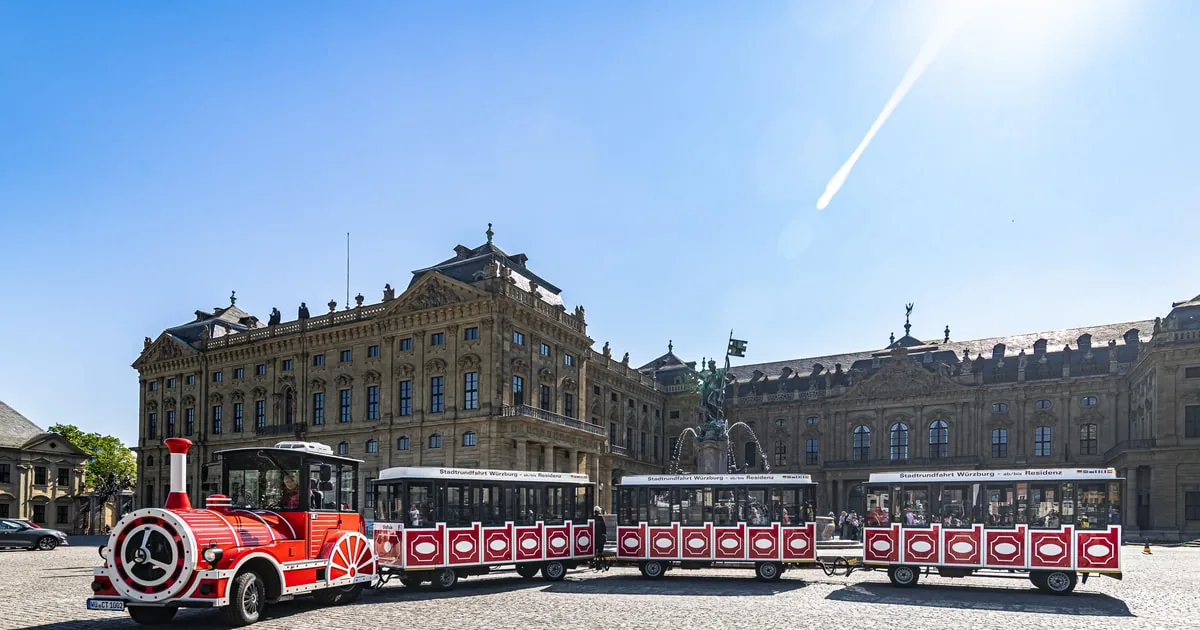 Würzburg: City Tour with the Bimmelbahn Train